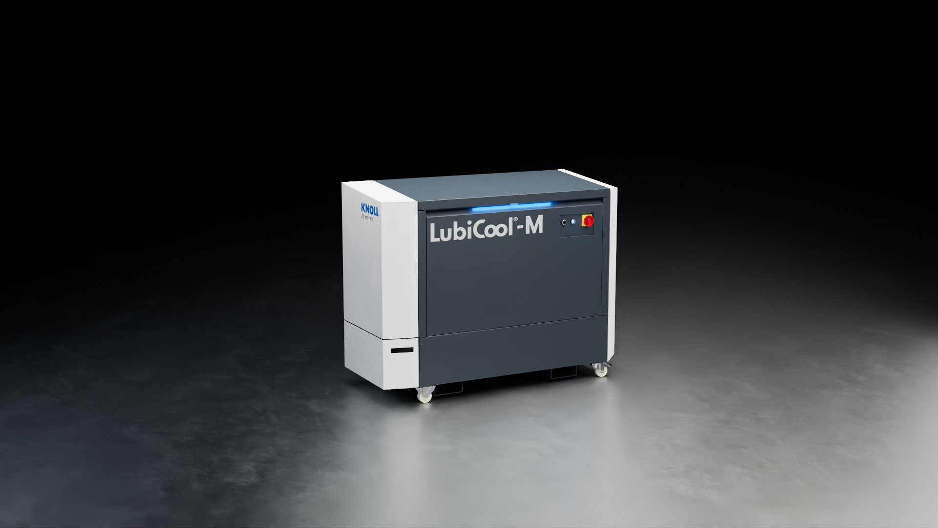 Animierte Ansicht der Kühlschmiermittel Maschine LubiCool-M von Knoll