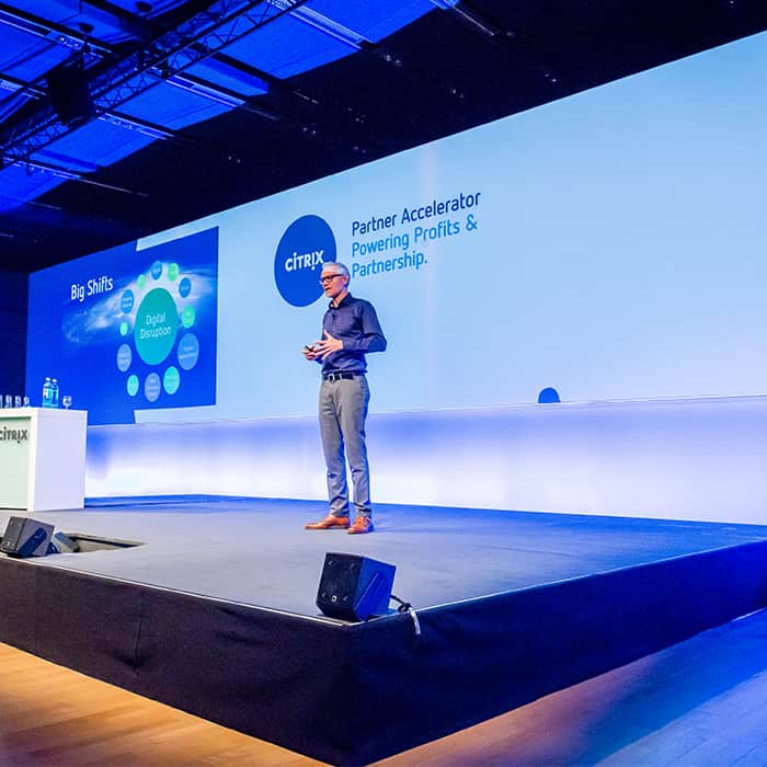 Keynote Präsentation für Event von commalive für Citrix