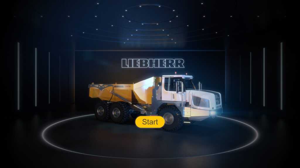 liebherr interaktive 3d anwendung startseite-commalive