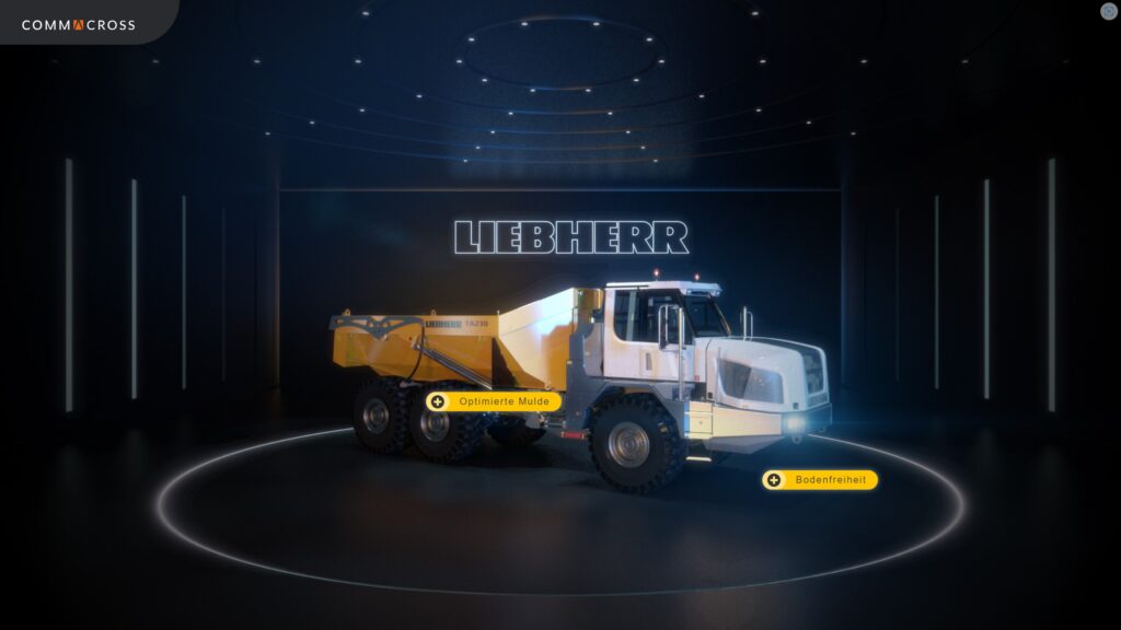 liebherr interaktive 3d anwendung touchpoints-commalive